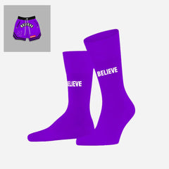 Dri-Fit Socks (Purple)